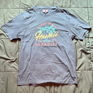 Navy Hawaii Graphic T-Shirt